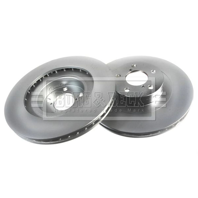 Borg & Beck 2 x Vented Front Brake Discs BBD4119