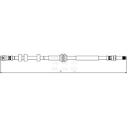 Apec Brake Hydraulic Hose Line Rear HOS3842