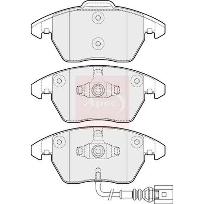 Apec Front Brake Pad Set PAD1731