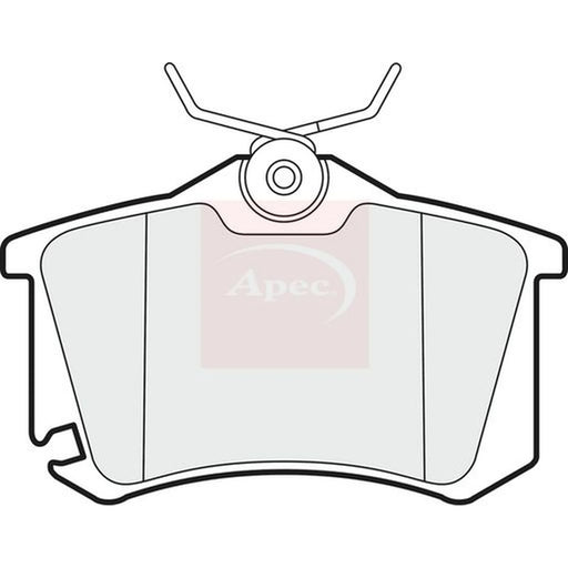 Apec Rear Brake Pad Set PAD1419