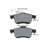 Textar Front Brake Pad Set 2472901