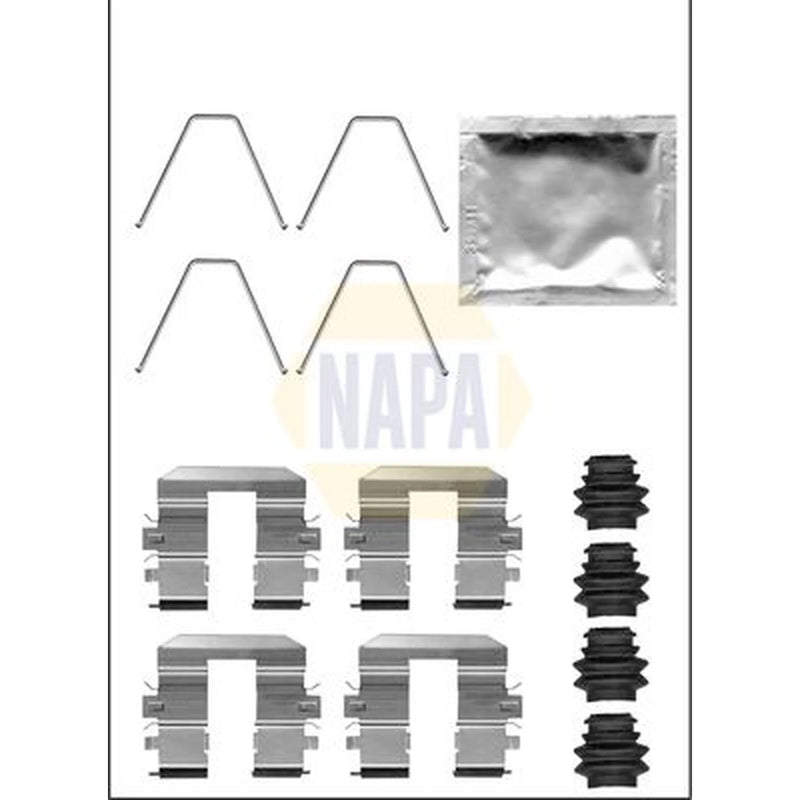 NAPA Brake Pad Accessory Fitting Kit Rear NFK1403