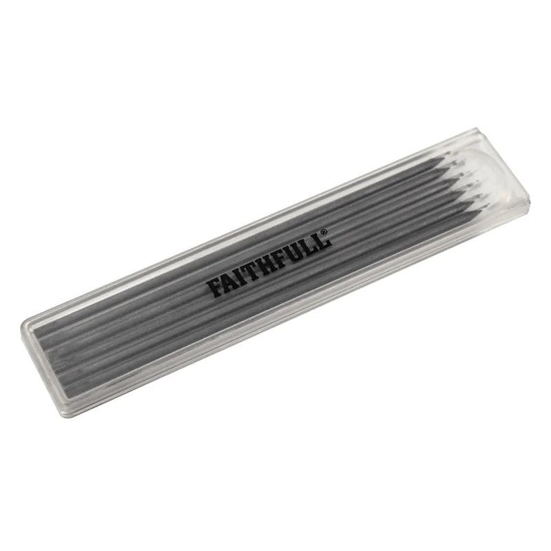 Faithfull Black Pencil Marking Refill Pack, 6 Piece - FAICPLRRFILB