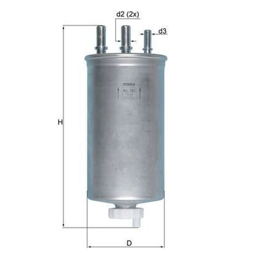 Mahle Fuel Filter Element KL 781