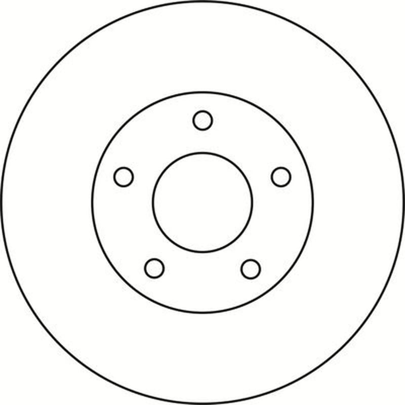 Abtex 2 x Vented Front Brake Discs BD1765V