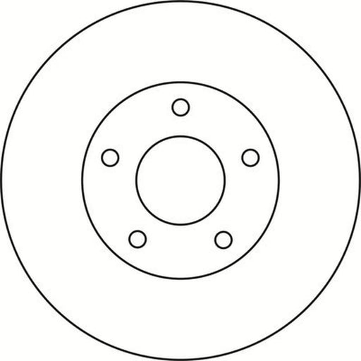 Abtex 2 x Vented Front Brake Discs BD1765V