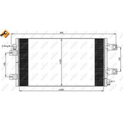 NRF Air Conditioning Condenser 35880