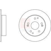 Apec 2 x Solid Rear Brake Discs SDK6278