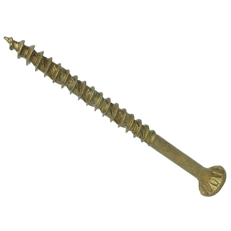 ForgeFix ForgeFast TORX® Compatible Decking Screws CSK Tan 5.0x100 T25 Tub 300