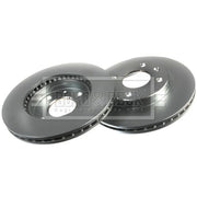 Borg & Beck 2 x Vented Front Brake Discs BBD5456