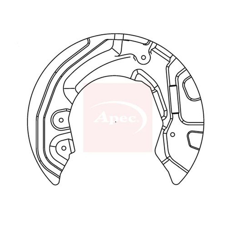Apec Brake Disc Splash Guard Front Right ASG1019