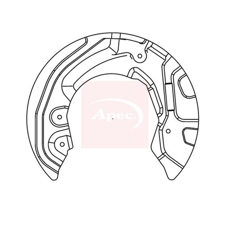 Apec Brake Disc Splash Guard Front Right ASG1019