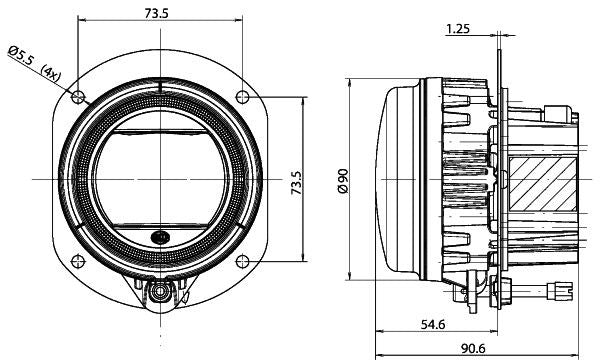 Hella 1N0 011 988-011 Front Fog Light