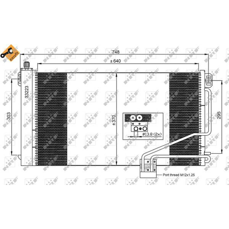 NRF Air Conditioning Condenser 35535