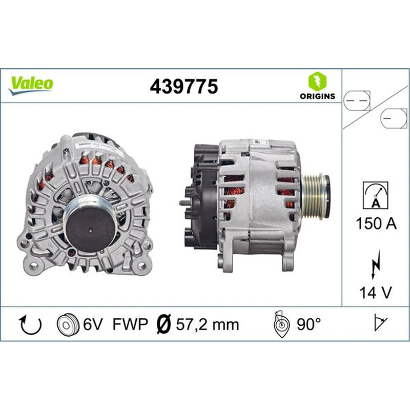 Valeo Car Alternator 12V 439775