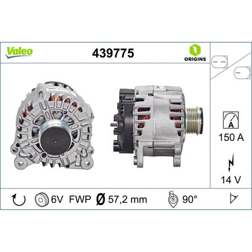Valeo Car Alternator 12V 439775