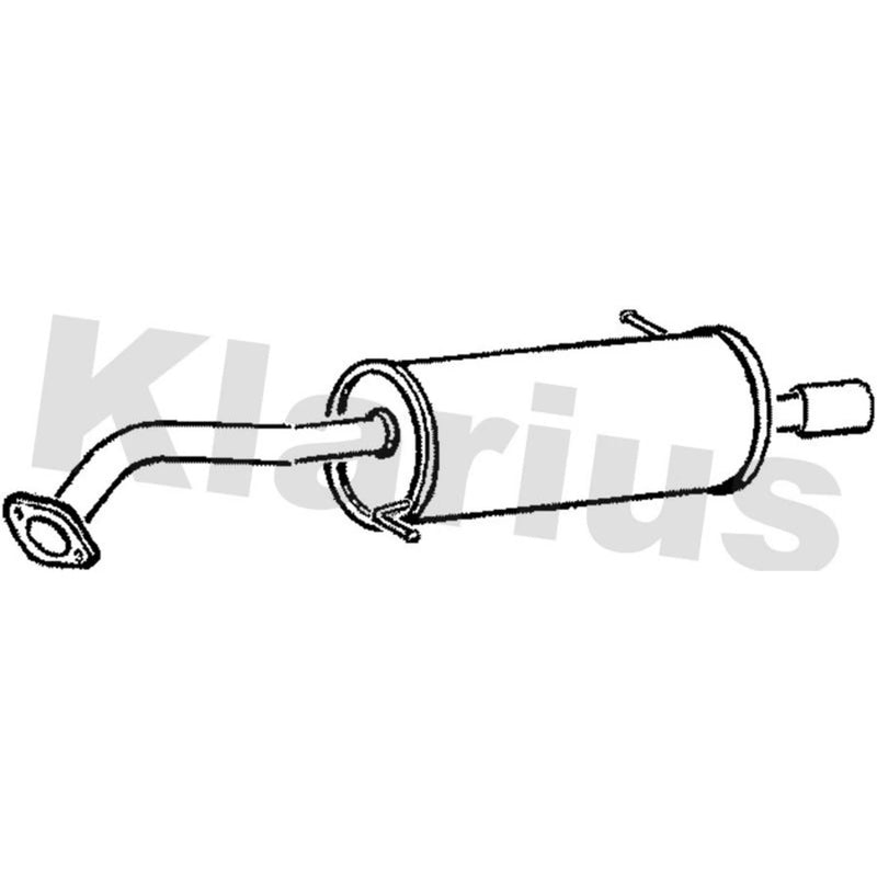 Klarius Box With Tail Pipe Rear MA291V
