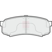 Apec Rear Brake Pad Set PD3386