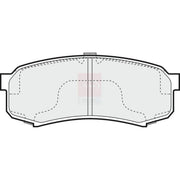 Apec Rear Brake Pad Set PD3386