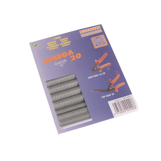 Edma Galvanised Steel Hog Ring Omega 20 (1000) - 0420