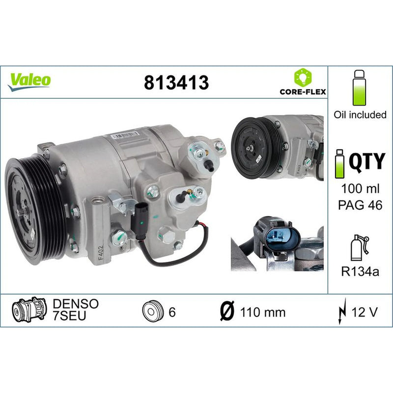 Valeo Air Conditioning Compressor 813413