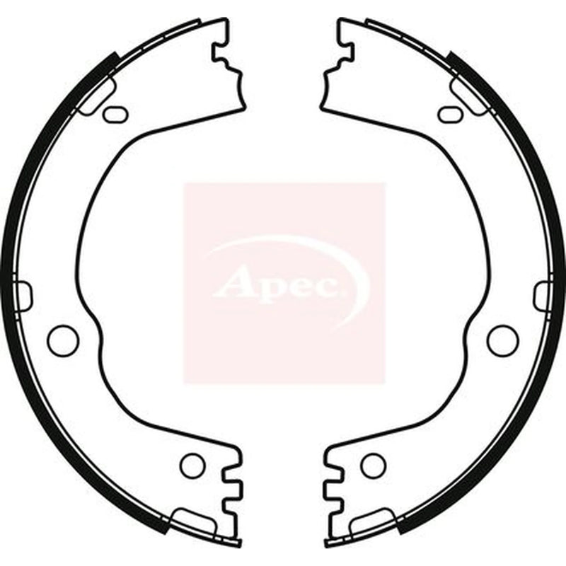 Apec Parking Brake Shoe Set SHU825