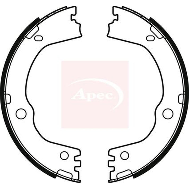 Apec Parking Brake Shoe Set SHU825
