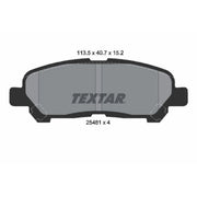 Textar Brake Pad Set 2548101