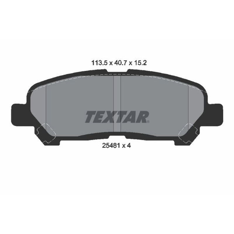 Textar Brake Pad Set 2548101