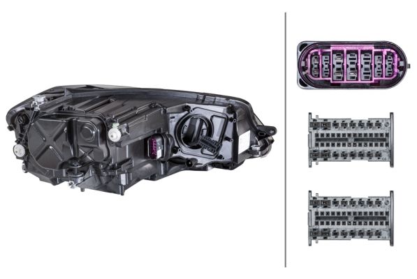 Hella 1ZX 013 924-271 Headlight