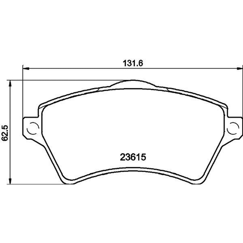 DON Front Brake Pad Set PCP2178