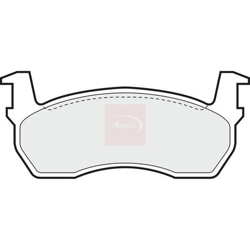 Apec Front Brake Pad Set PAD425