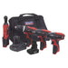 Sealey 4 x 12V SV12 Series Cordless Power Tool Combo Kit CP1200COMBO Sealey  - Town Parts