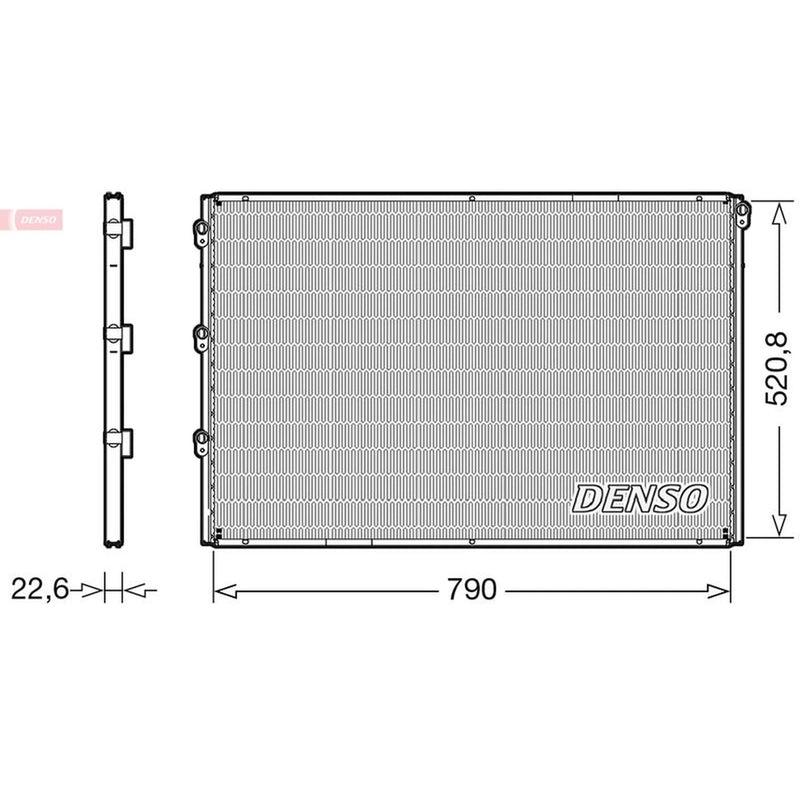Denso Air Conditioning Condenser DCN99078
