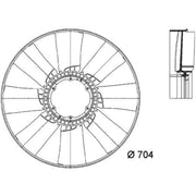 Mahle Radiator Cooling Fan Blade CFW 25 000P