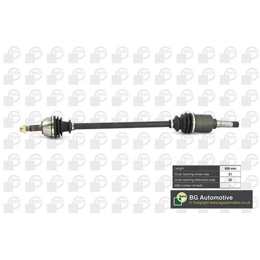 BGA CV Drive Shaft Driveshaft Front Right DS1432R