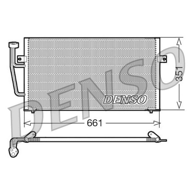 Denso Air Conditioning Condenser DCN33008
