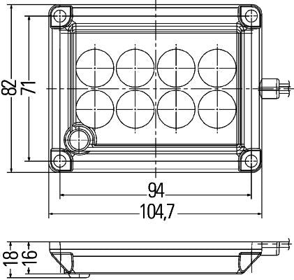 Hella 2JA 012 557-017 Interior Light