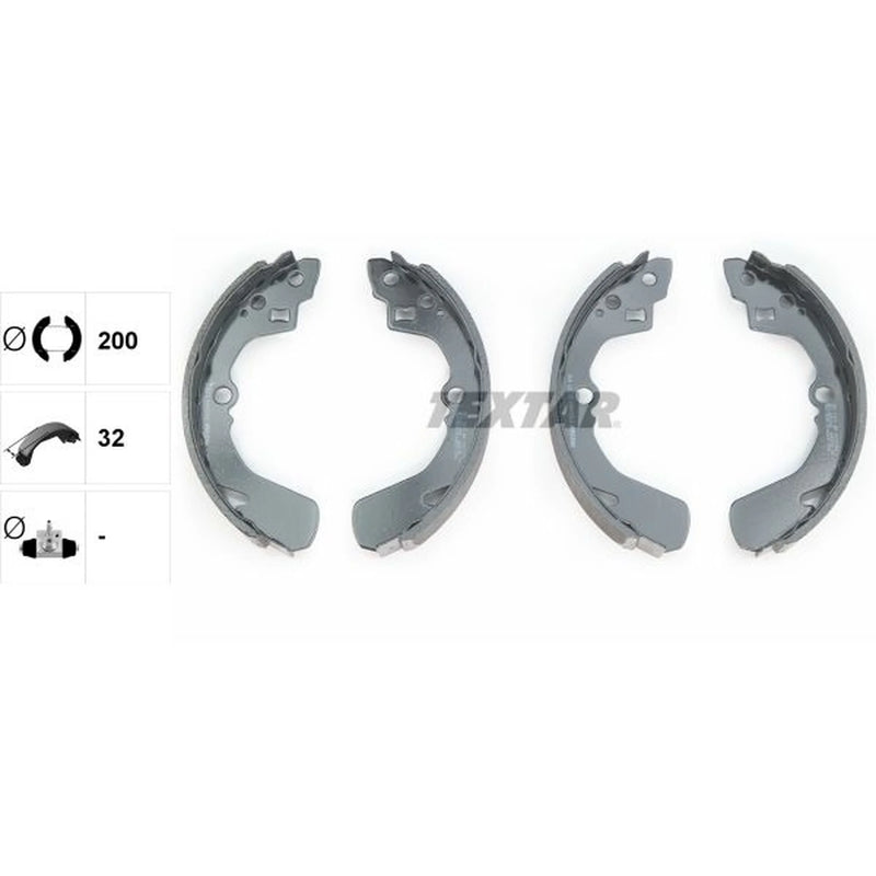 Textar Brake Shoe Set Axle Kit 91039001