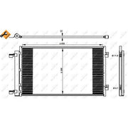 NRF Air Conditioning Condenser 350339