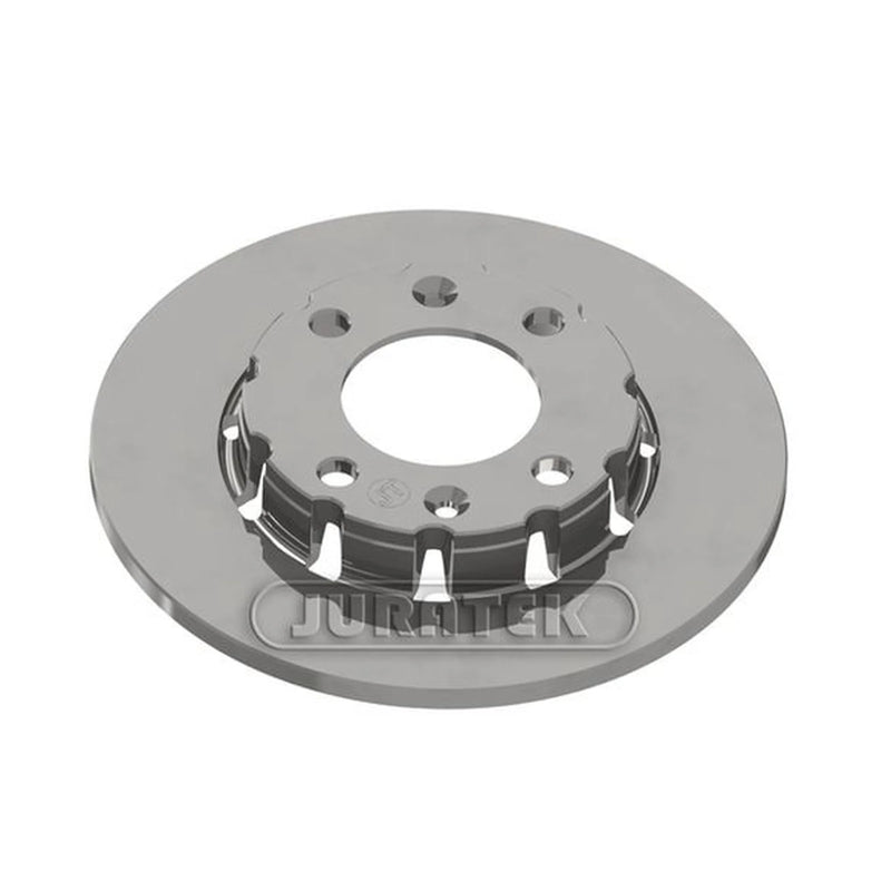 Juratek 2 x Solid Rear Brake Discs VAU196
