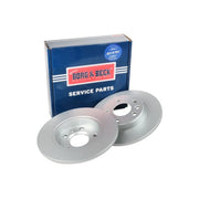 Borg & Beck 2 x Rear Brake Discs BBD4214