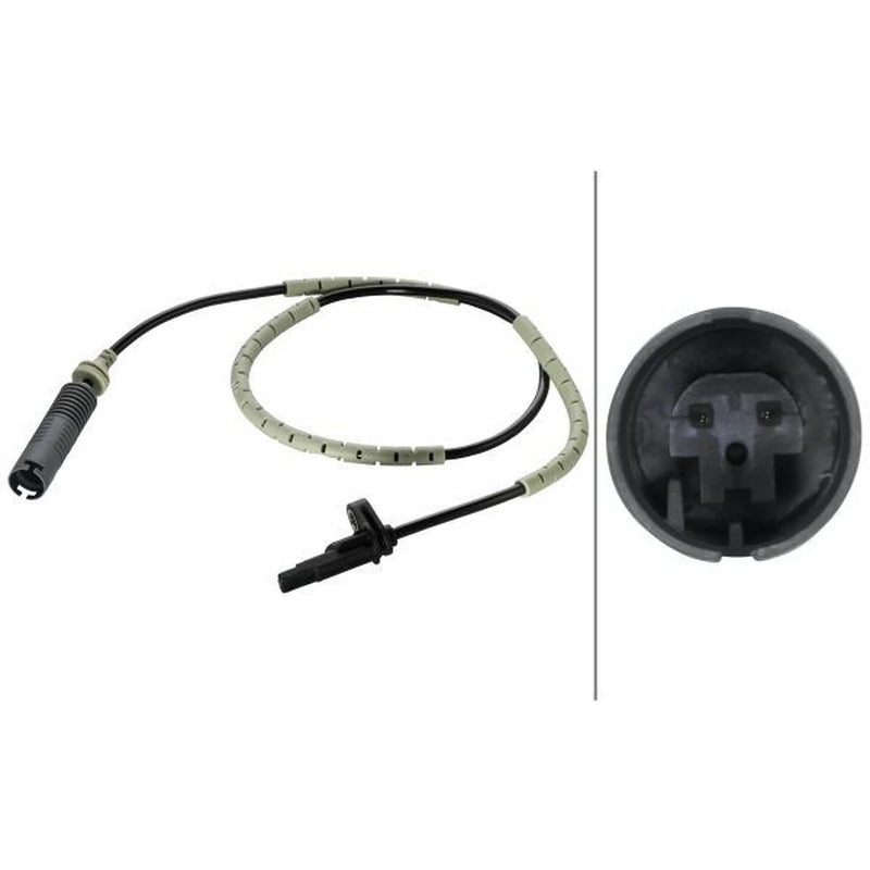 Hella ABS Wheel Speed Sensor Rear 6PU 009 106-921