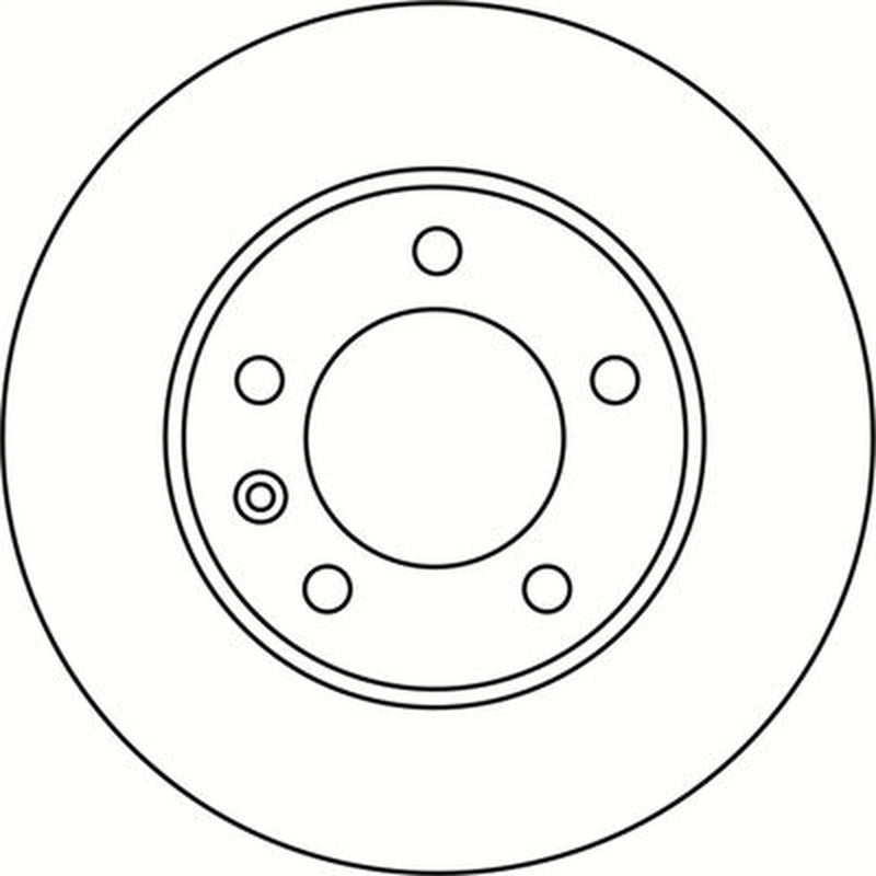 Abtex 2 x Solid Rear Brake Discs BD1741S