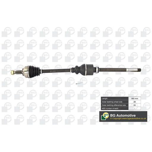 BGA CV Drive Shaft Driveshaft Front Right DS6736R