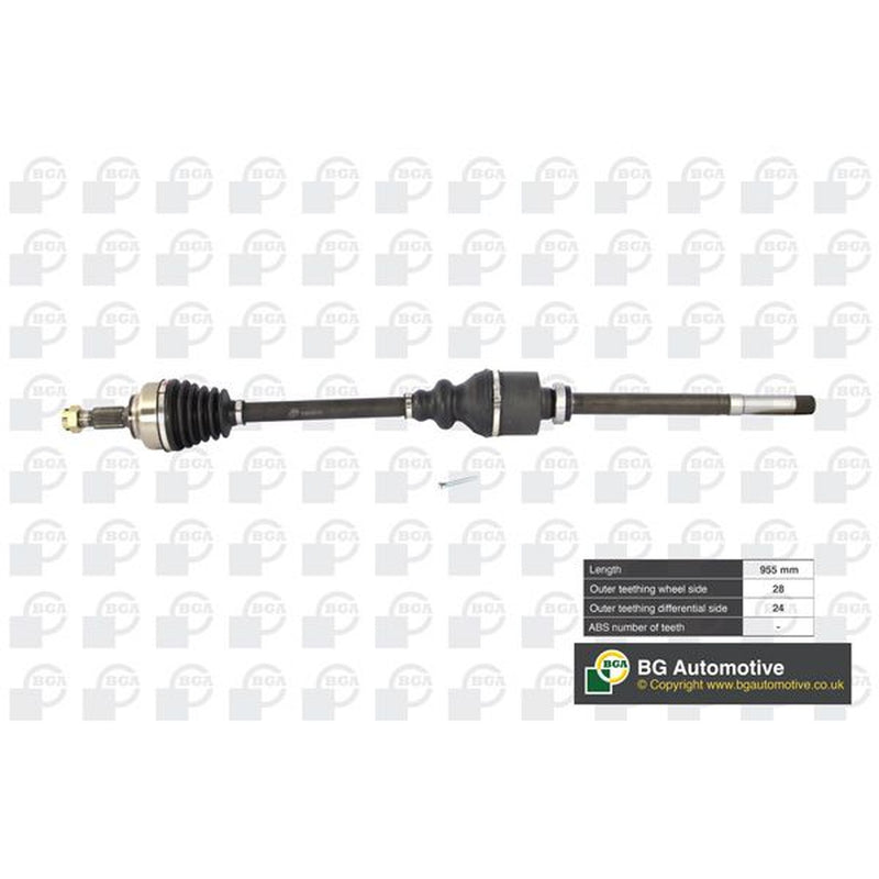 BGA CV Drive Shaft Driveshaft Front Right DS6736R