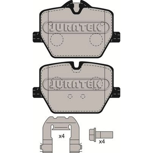 Juratek Rear Brake Pad Set JCP8577