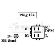 Borg & Beck Car Alternator 12V BBA2584