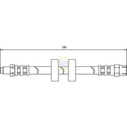 NAPA Brake Hydraulic Hose Line Front NBH1110