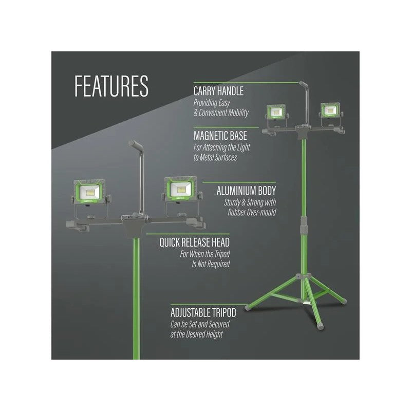 Lighthouse 4000 Lumen Twin Site Light 36W 240V - AST8615X2
